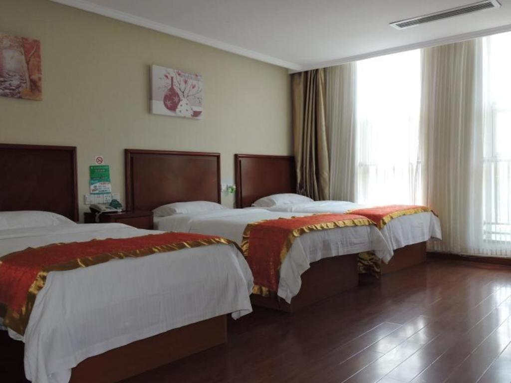Greentree Inn Linyi Feixian Jianshe Road Express Hotel Exterior foto