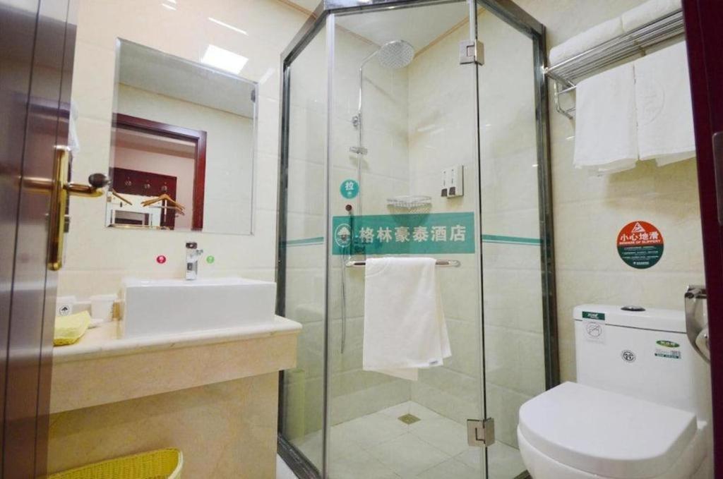 Greentree Inn Linyi Feixian Jianshe Road Express Hotel Exterior foto